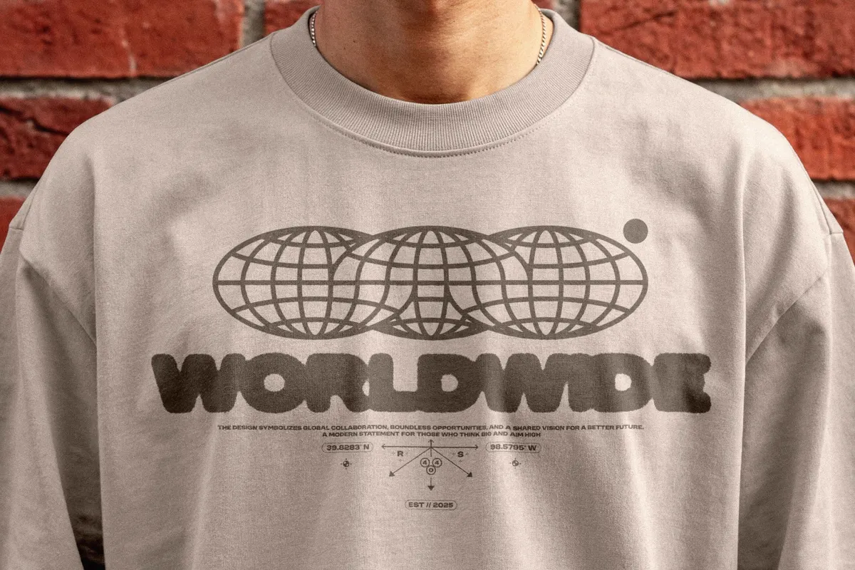 Brick Wall T-Shirt Mockup