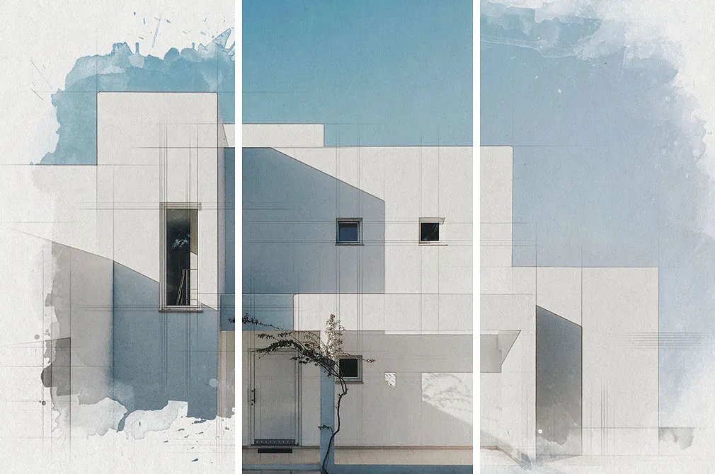 Architect Watercolor Photo Effect