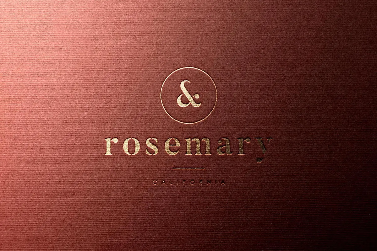 Hot Foil Stamp Logo Mockup