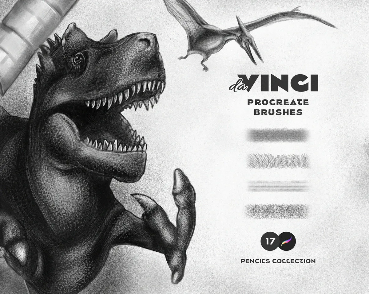 Graphite Pencil Procreate Brushes