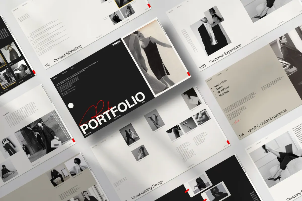 RUBE - Fashion Portfolio Presentation Template