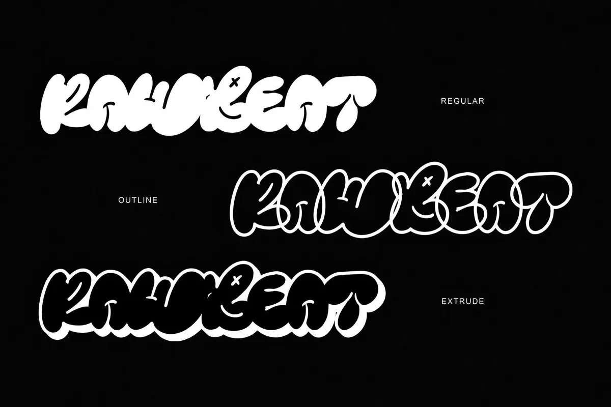WTF Rawbeat — Display Font