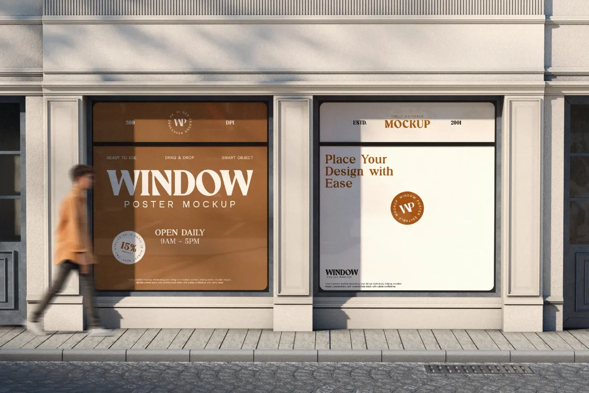 Storefront Window Mockup