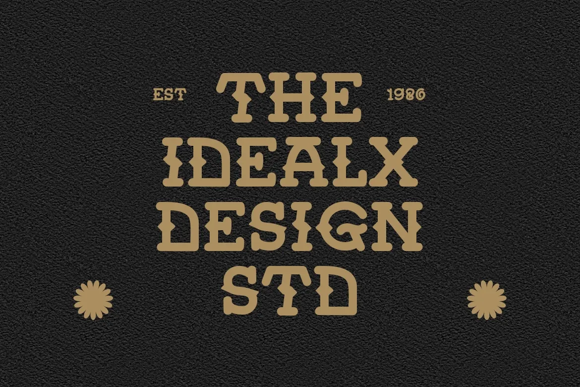 Bungo Western - Western Display Font