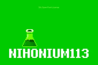 Nihonium113 Pixel Font