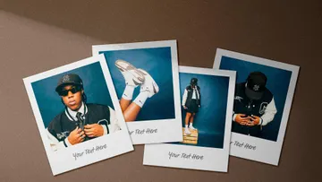 Polaroid Mockup Scene