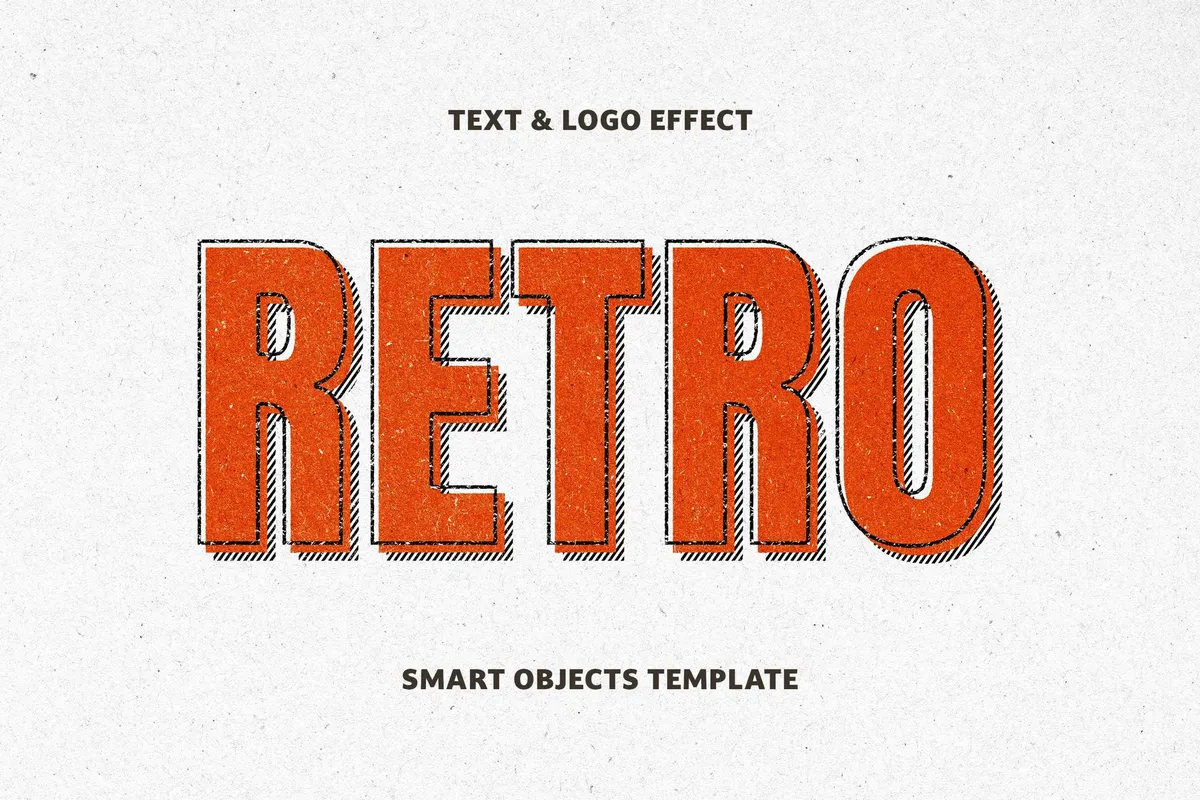 Retro Cartoon Text Effect