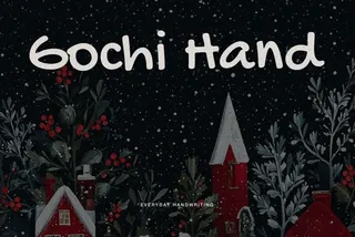 Gochi Hand — Free Christmas Handwriting Font
