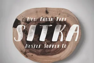 Sitka Brush Font