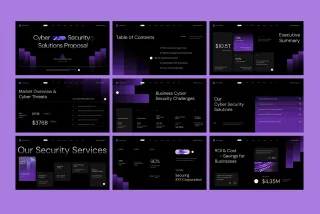 Cyber Security Proposal Google Slides Template