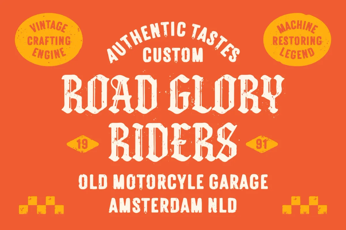 Astern Shade - Blackletter Font