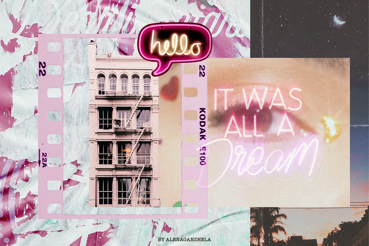BROKEN HEARTS — Mixed Media Collage Kit