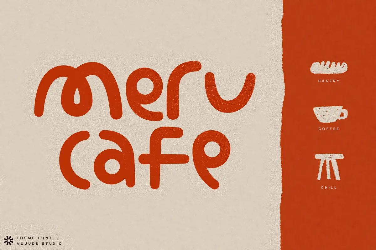 Fosme - Rounded Monoline Sans