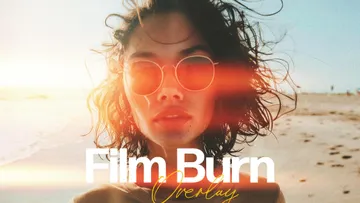 Film Burn Overlay Effect