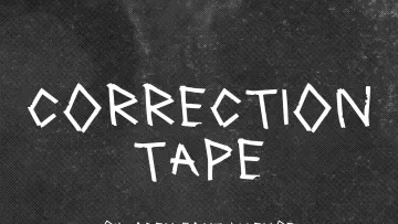 Correction Tape Font