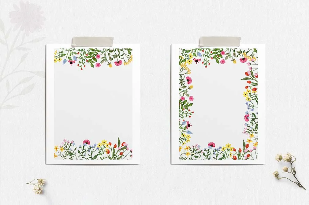 Wildflowers Watercolor Collection