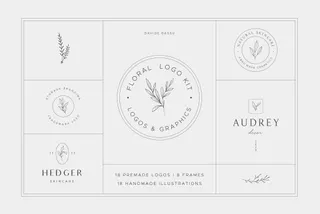 Floral Graphics & Logo Templates