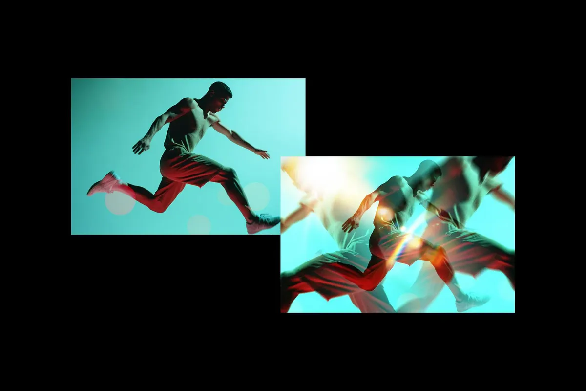 Vivid Prismatic Photo Effect