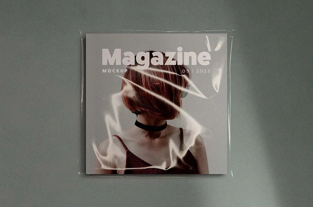 Square Magazine Mockup