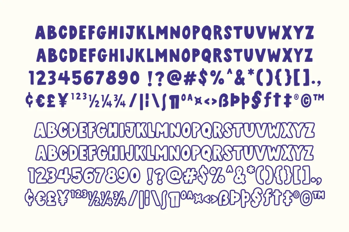 Alvoka - Retro Hand Drawn Playful Font