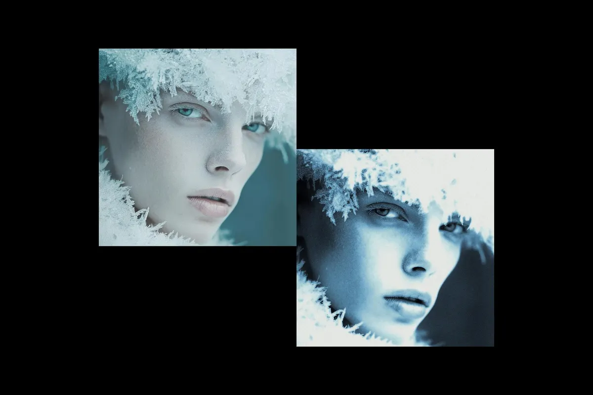 Y2K Frost Photo Effect
