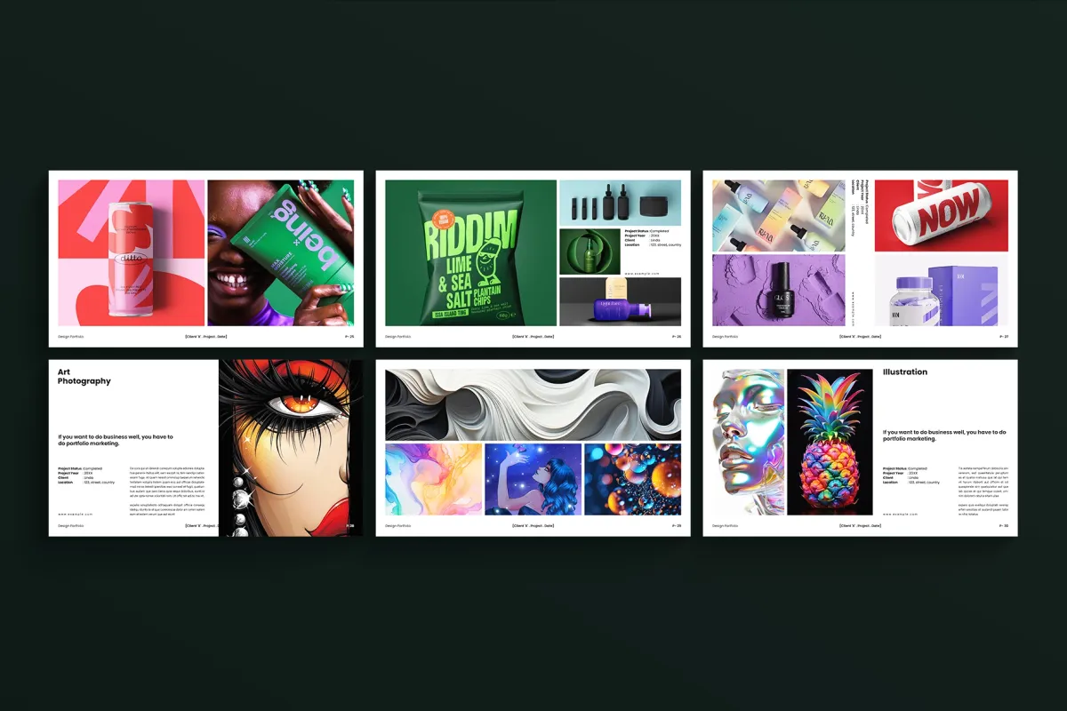 Graphic Design Portfolio Presentation Template