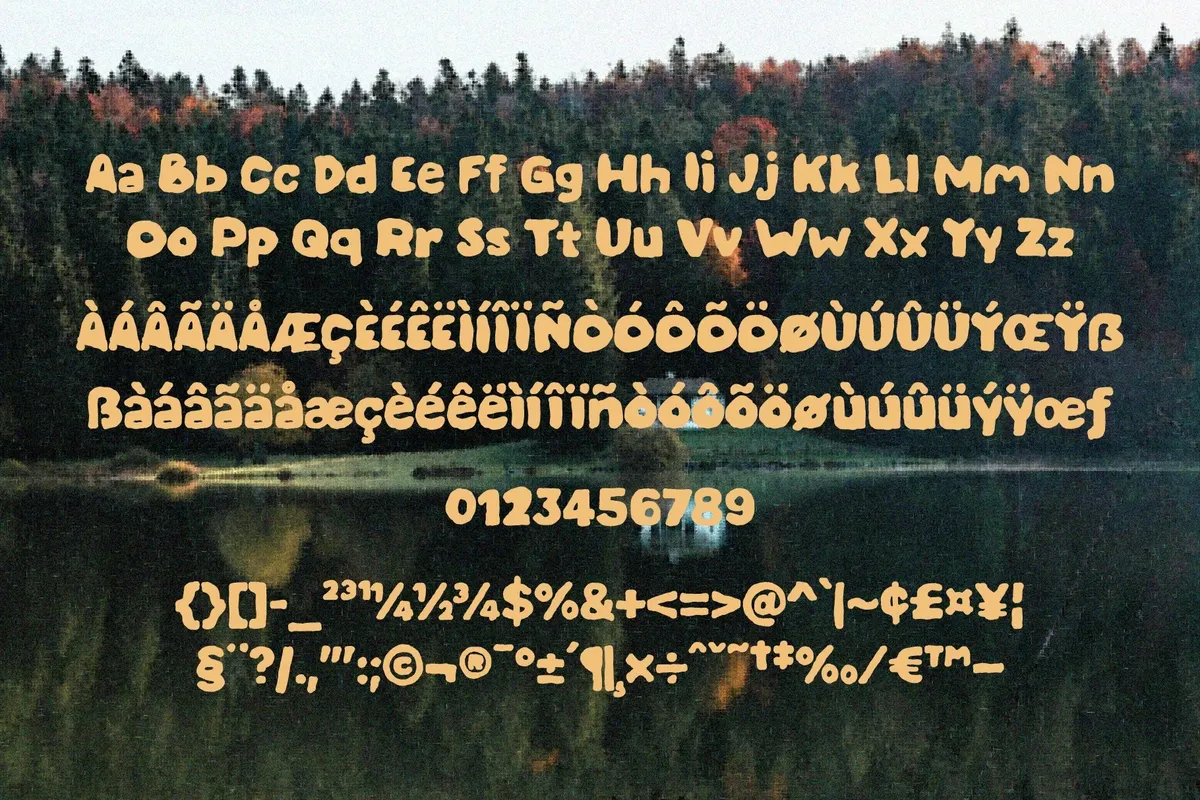 Bold Hand Drawn Display Font - Evalina