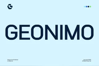 Geonimo | Modern Sans Font