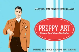 Preppy Art Illustrator Brushes