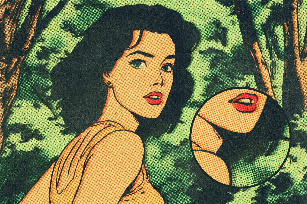 Comic Halftone Print Effect