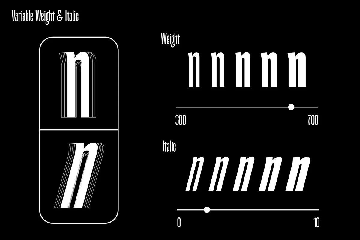 Kimotto Condensed - Bold Sans Serif Font
