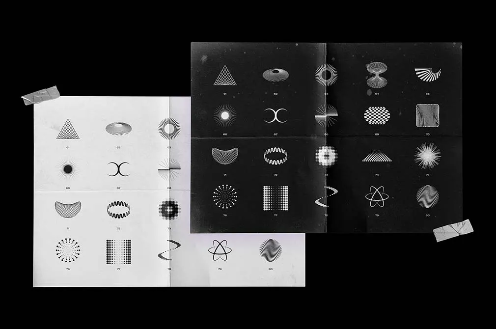 Geometric Shapes for Posters Vol.2