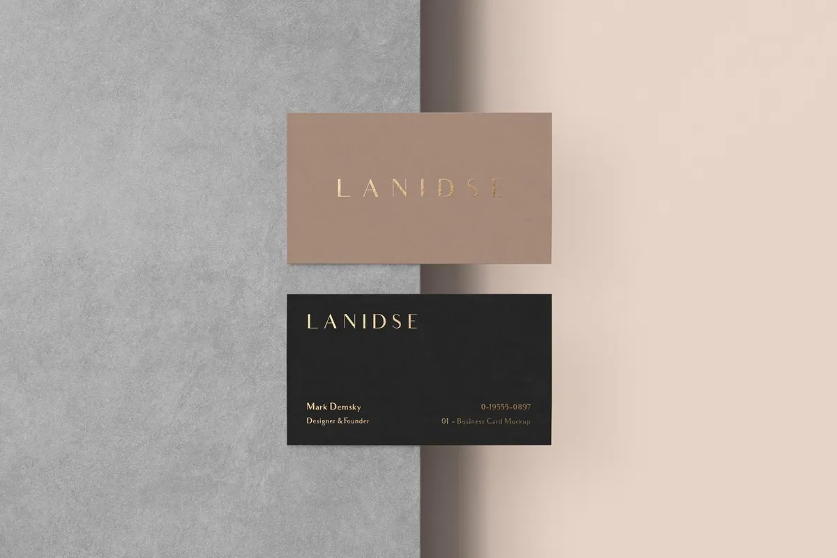 Corporate Identity Business Card Mockup