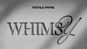 Tactile Paper Debossing Mockup
