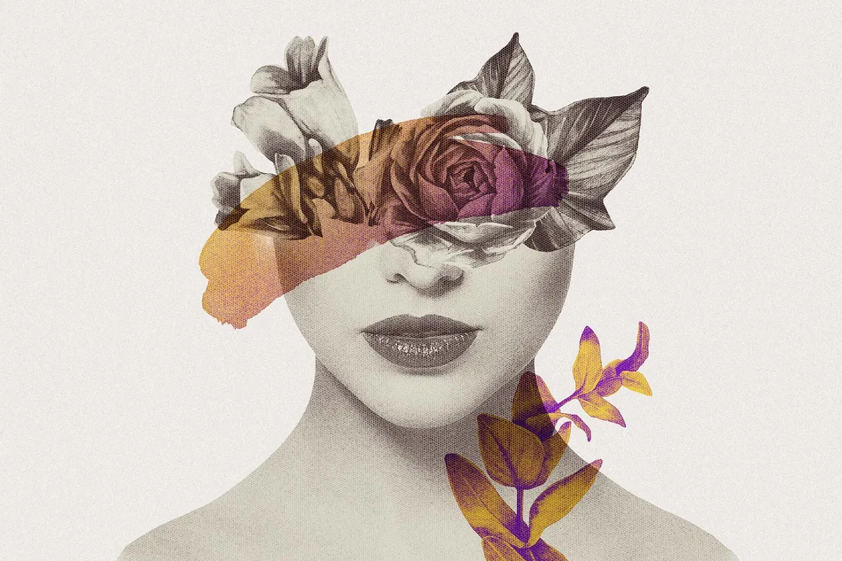 Risograph Double Exposure Effect