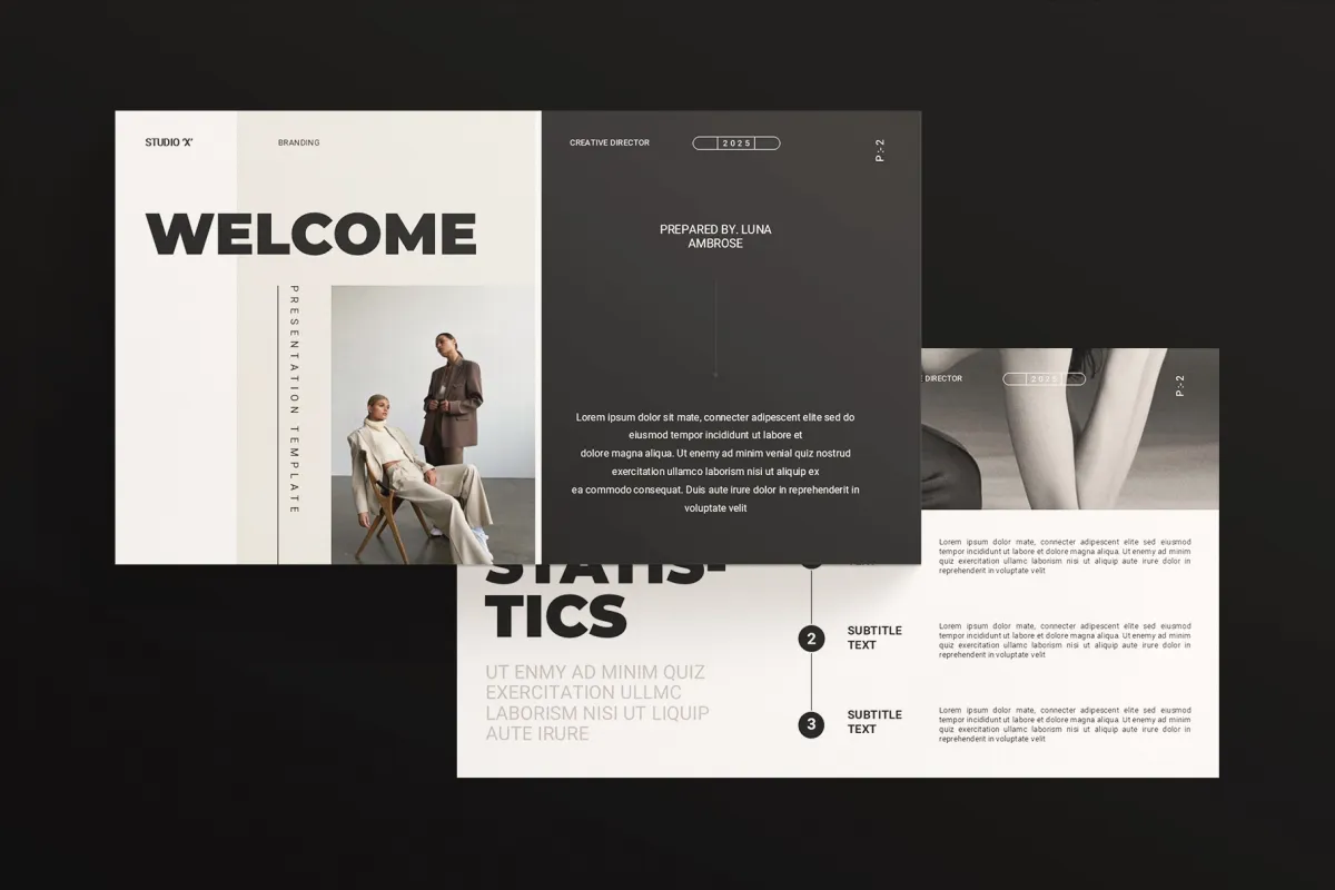 Brand Media Kit Presentation Template
