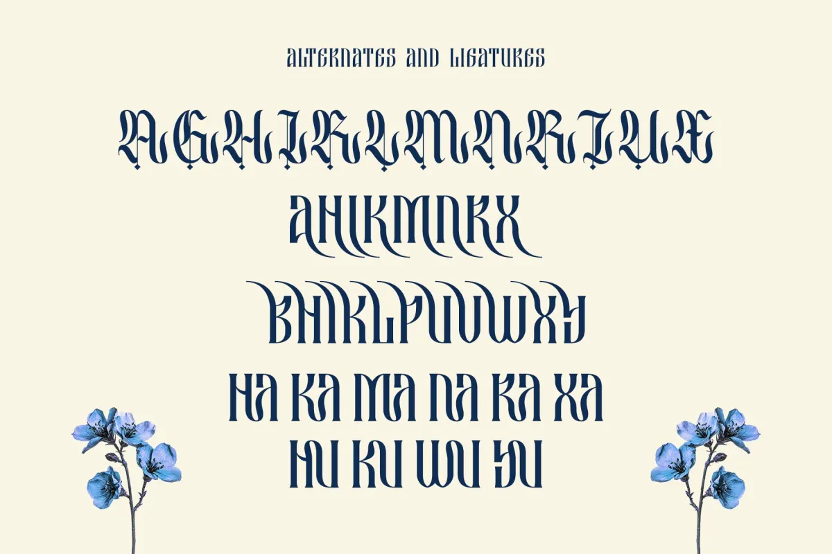Besquen - Modern Blackletter Font