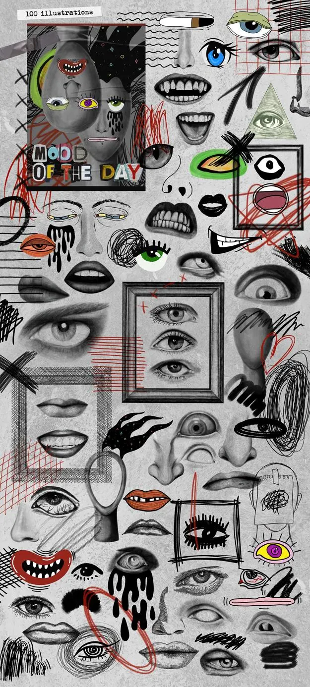 Emotions: Collage & Illustrations