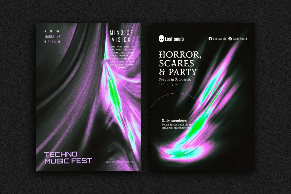 Ghost Lights: Texture Backgrounds