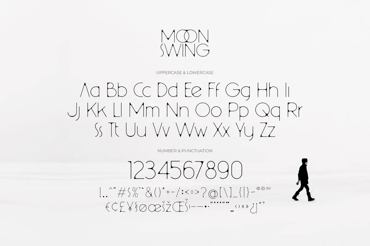 Moon Swing — Futuristic Font