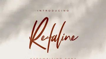 Refaline Script Font