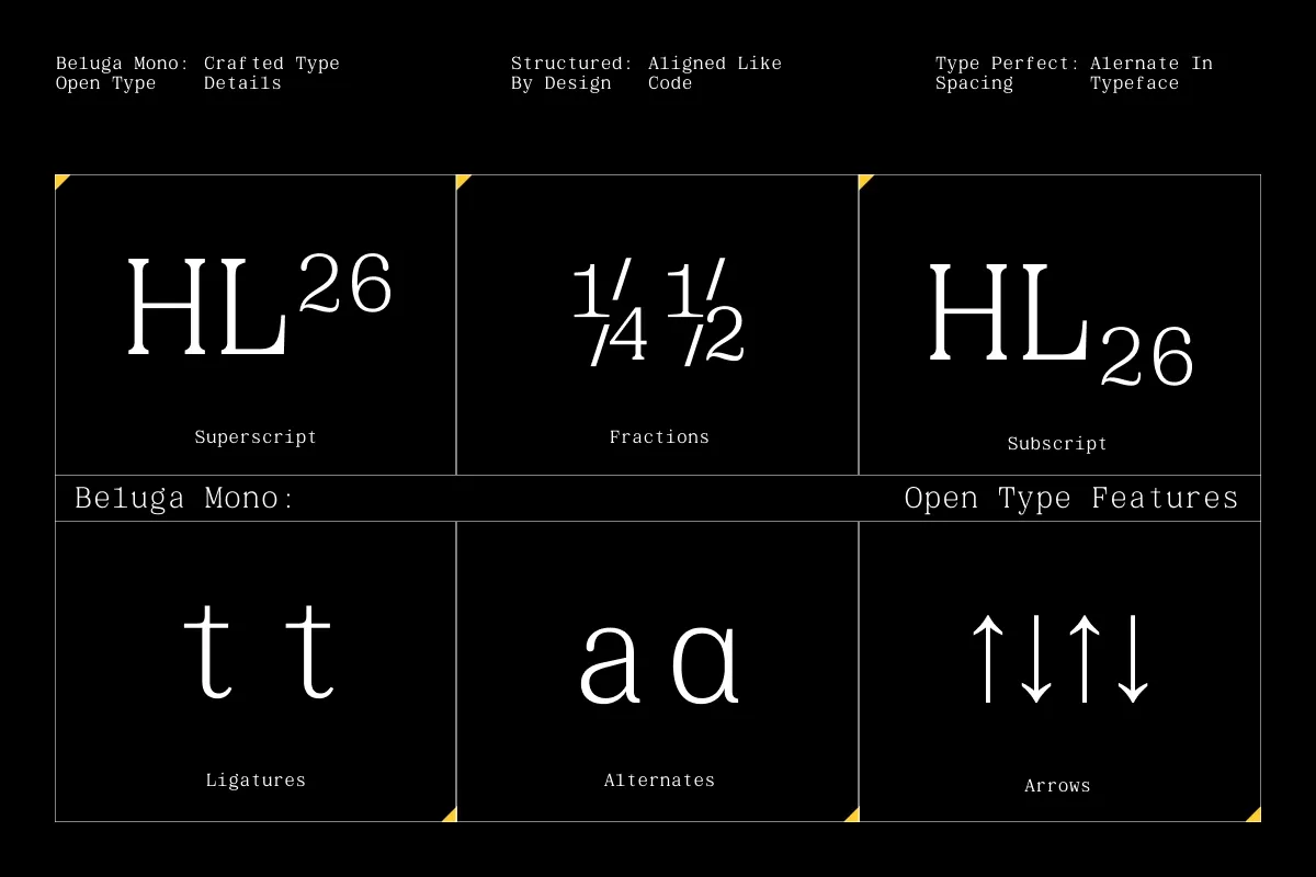 GC Beluga Mono - Elegant Modern Mono Serif Font