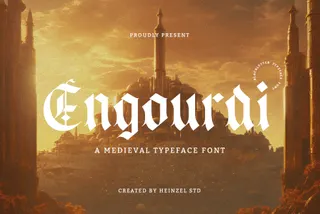 Engourdi - Medieval Blackletter Font