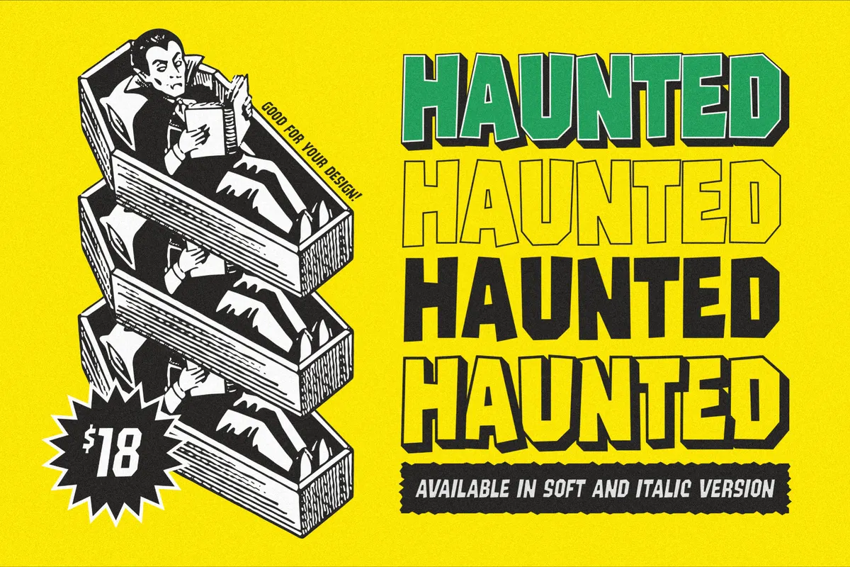 Maligoth - Layered Halloween Display Font Family