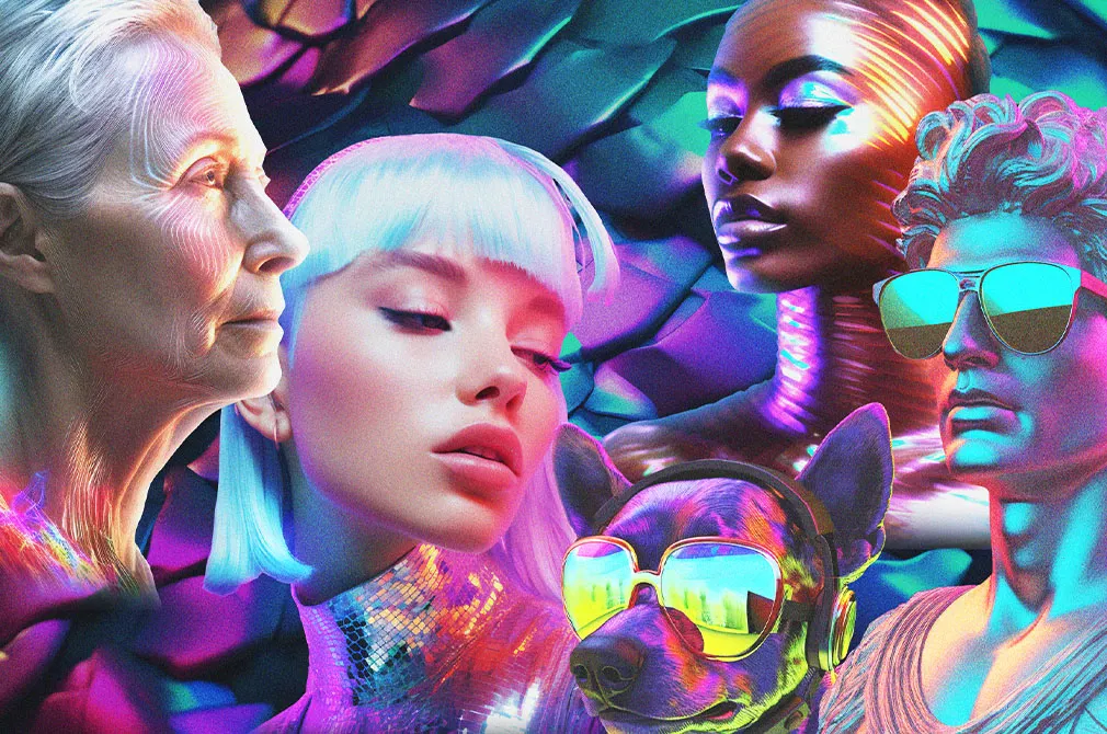 Imaginary Y2K World — Collage Kit