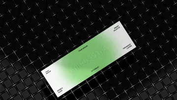 Metal Mesh 3:1 Ticket Mockup