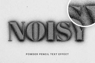 Powder Pencil Text Effect