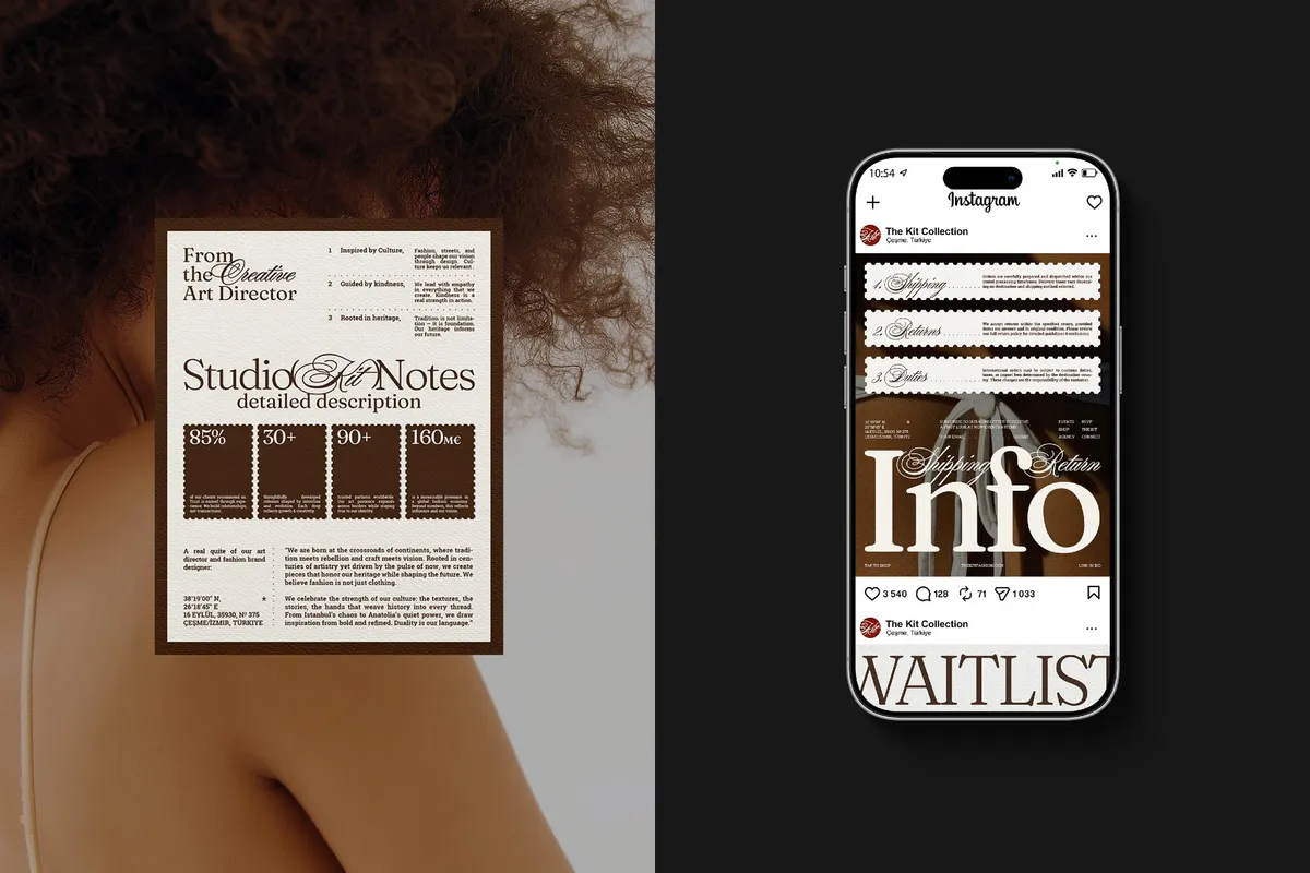 Postmarked: Fashion Instagram Templates
