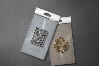 Metallic Pin Badges Scenes