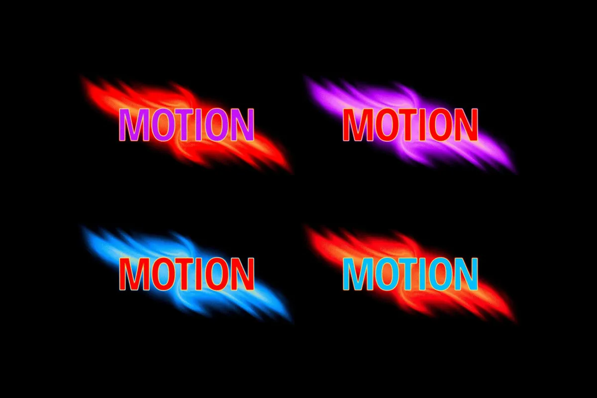 Motion Blur Text Effect